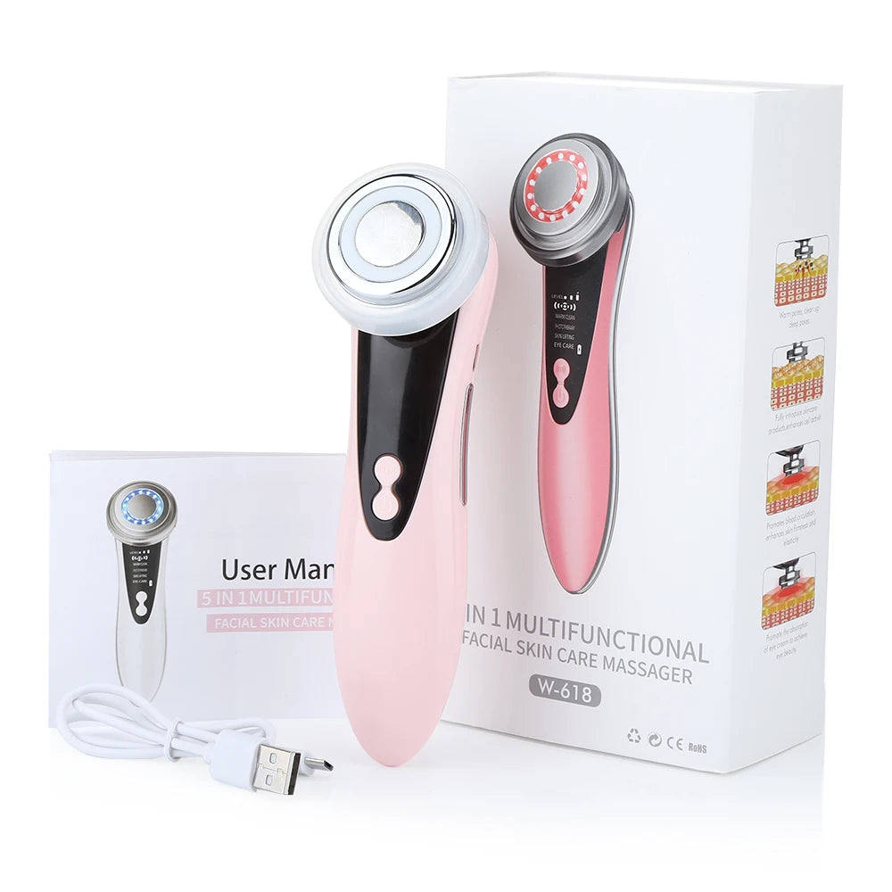 AuraSkin Microcurrent Toning Device - Complete Glow Routine